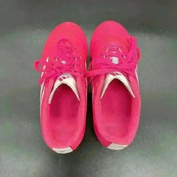 ADIDAS Goletto VIII FG Kids size 2 Soccer Cleats Hot Pink/White Great Condition - Picture 6 of 8
